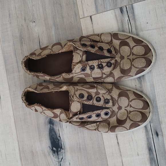 Coach Shoes - Coach slip on sneakers size 8.5